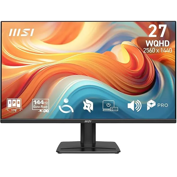Monitor MSI Pro MP275QA E14 de 27" WQHD 144Hz IPS HDR