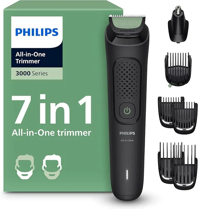 Recortadora Philips Serie 3000 Todo En Uno 7 en 1 - Precisión y Versatilidad