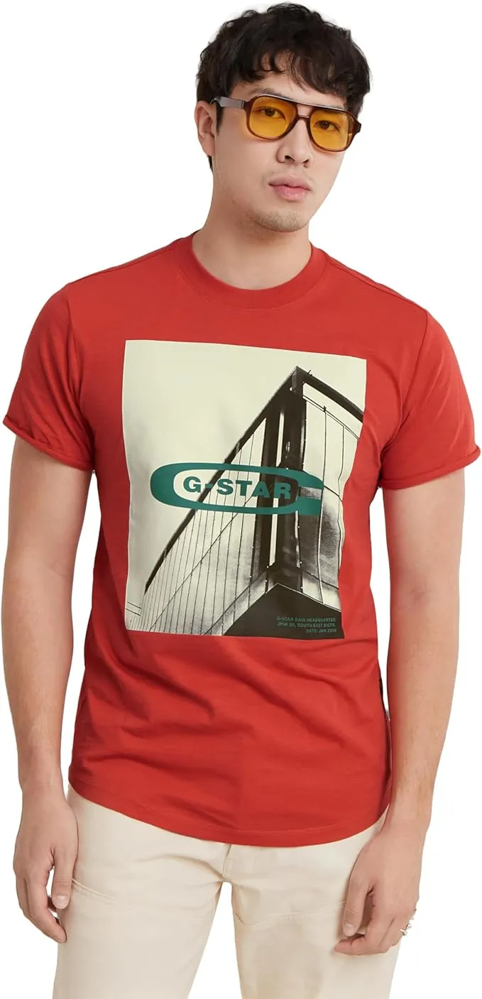 Camiseta para Hombre G-STAR HQ Oldskool Logo Lash