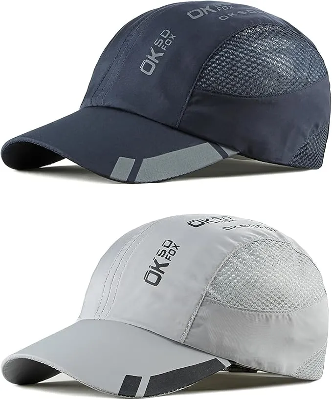 AYPOW 2 Packs Gorra de Béisbol Deportiva Hombre y Mujer Secado Rápido