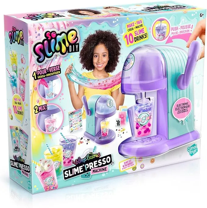 Canal Toys So Slime - Máquina de Slime'Presso Drinks Machine con 10 Slimes DIY