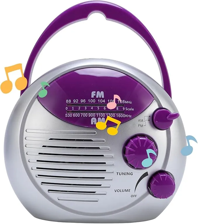Radio de Ducha IPX4 Impermeable