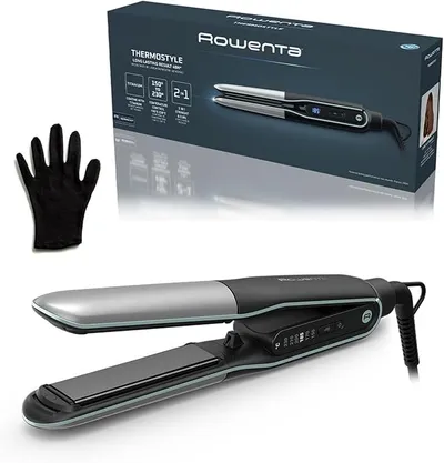 Rowenta Thermostyle, Plancha de Pelo Iónica 2 en 1