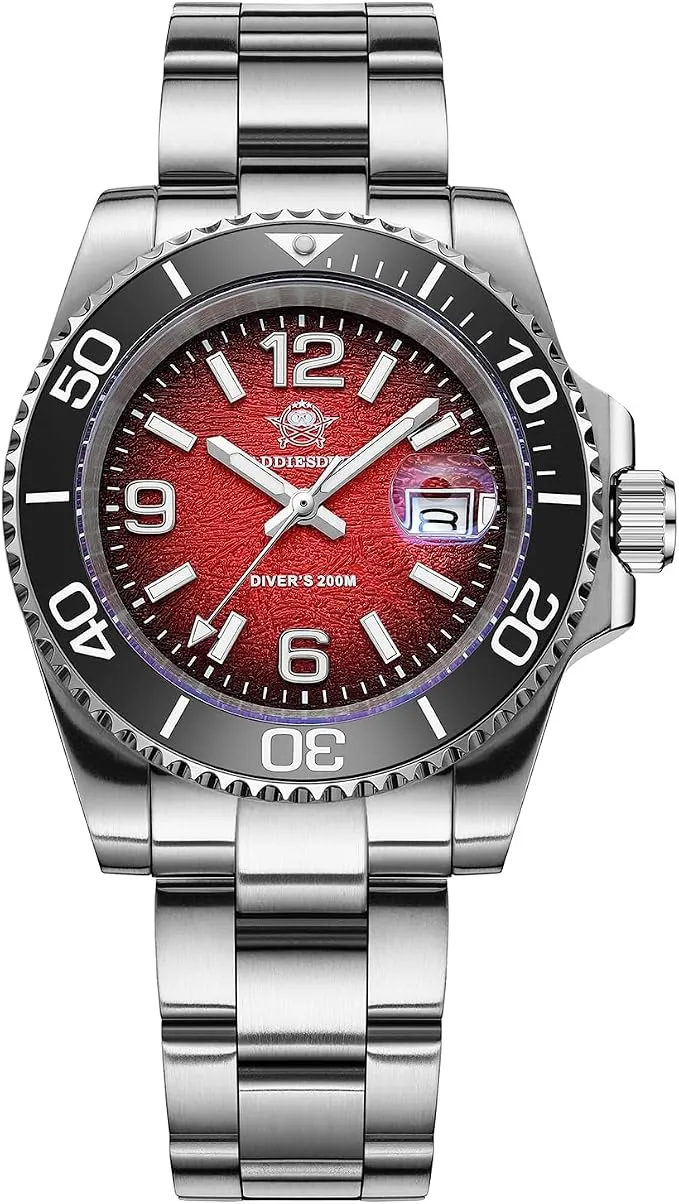 Reloj de Buceo ADDIESDIVE para Hombre 41mm - Resistente al Agua 200M