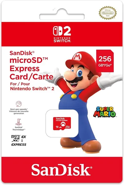 MicroSD SanDisk NINTENDO SWITCH 2 Oficial