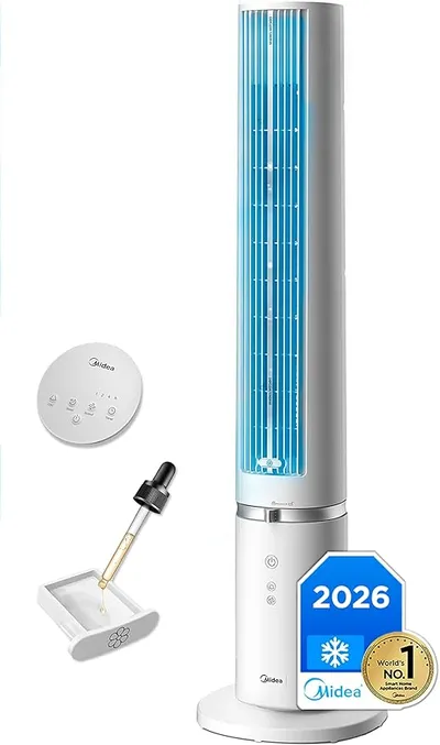 Midea Ventilador Torre con Mando a Distancia