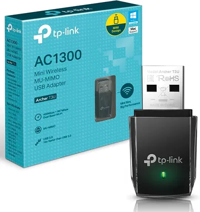 TP-Link Archer T3U Adaptador WiFi USB AC1300 de Alta Velocidad