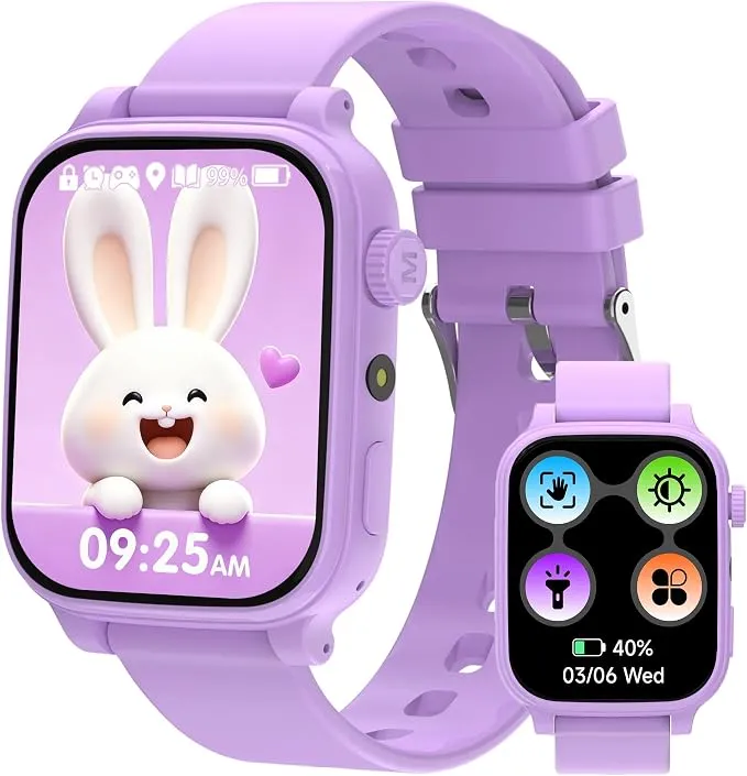 Reloj Inteligente Infantil con Pantalla HD, Cámara y Juegos Educativos