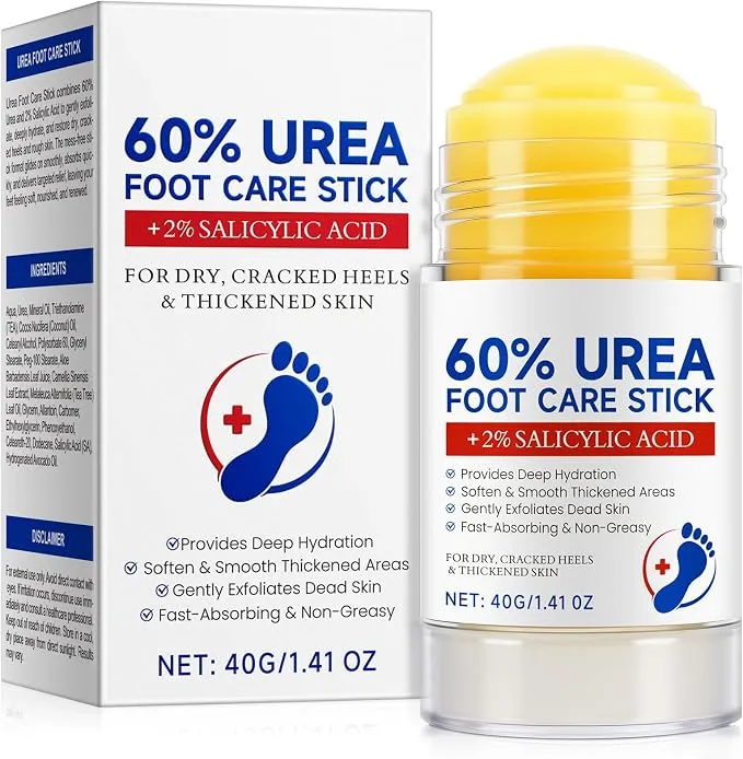 Crema Reparadora para Talones Agrietados con Urea 60% y Ácido Salicílico 2%