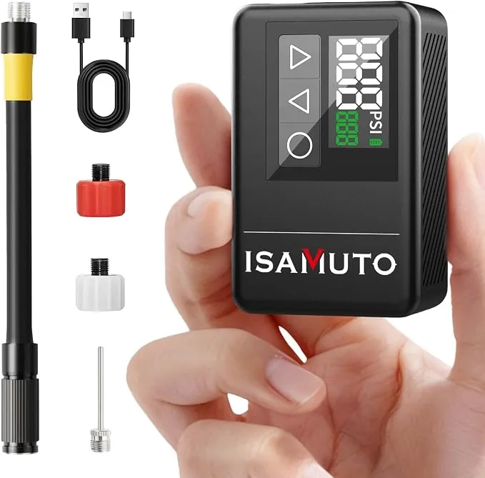 Mini Inflador Digital Eléctrico para Bicicleta con Pantalla LCD