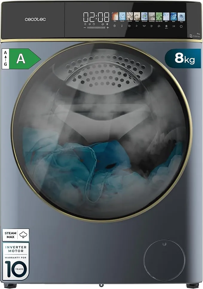 Lavadora Secadora Cecotec Bolero Wash&Dry 85900 con Motor Inverter Plus