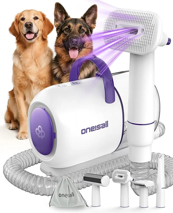 Aspiradora Oneisall para Pelos de Mascota con Súper Succión Silenciosa