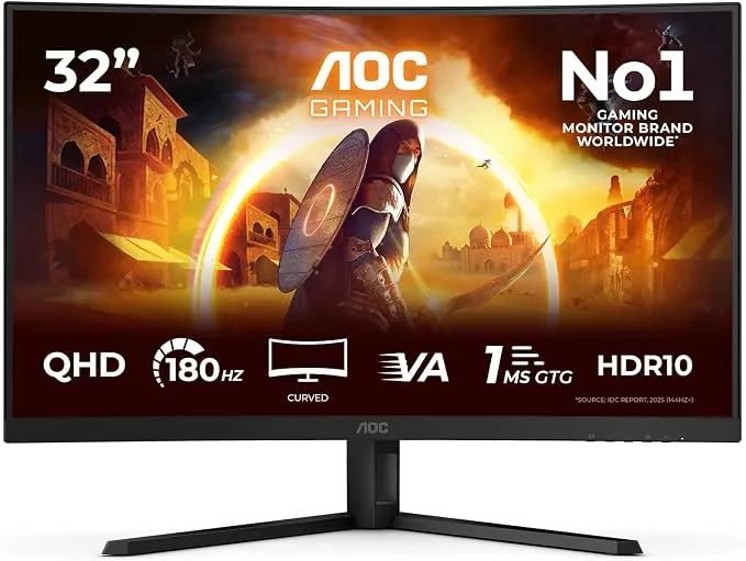 Monitor Gaming AOC CQ32G4VE 32" 180Hz QHD VA HDR10