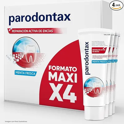 Pack 4 Dentífricos Parodontax Reparación Activa para Encías Inflamadas