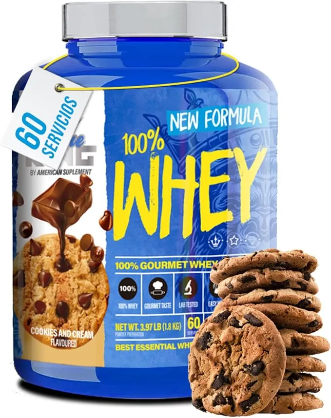 Whey Protein con Creatina Sabor Cookies 1.8 kg