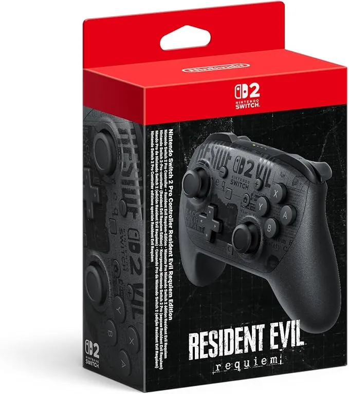Nintendo Switch Pro Controller Resident Evil Requiem Edition