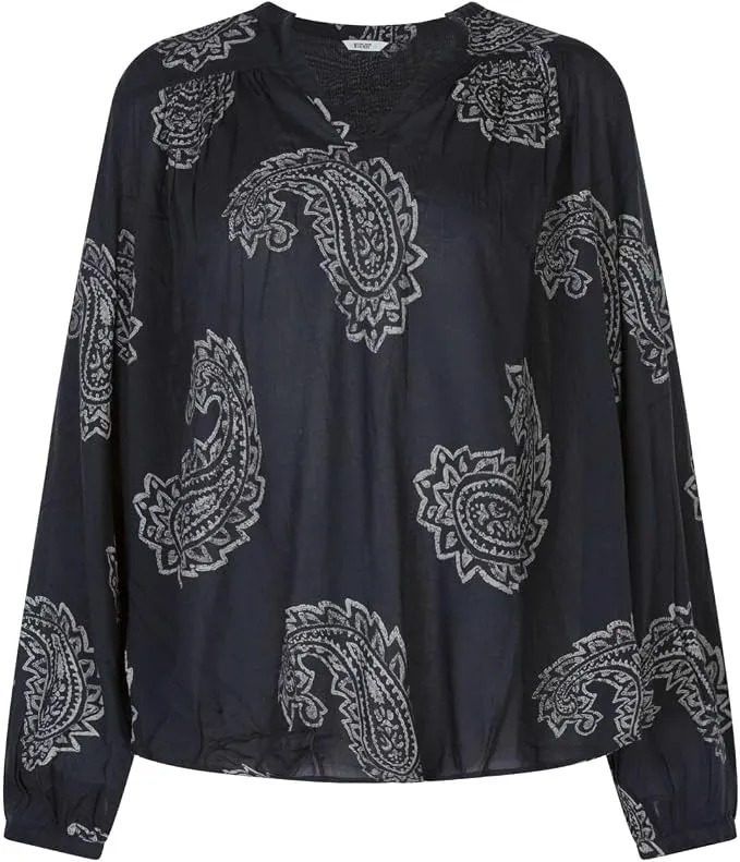 Blusa Mustang Style Feminine Two Tone Paisley 12826 para Mujer