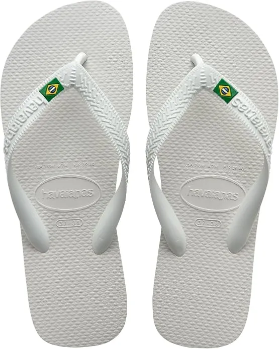 Havaianas Top Brasil FlipFlop Unisex Adulto Blanco