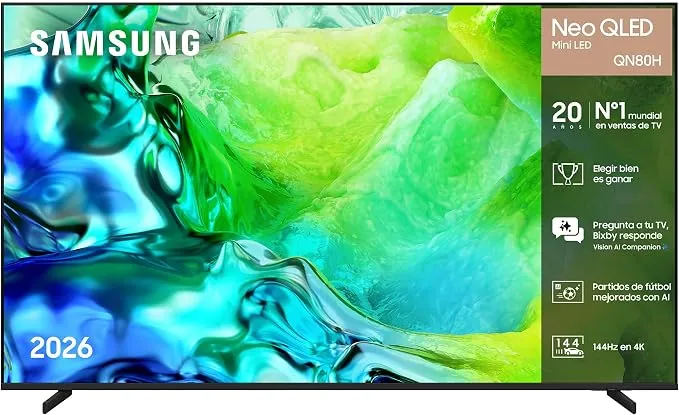 Samsung TV Neo QLED QN80H 65" 4K Smart TV con IA