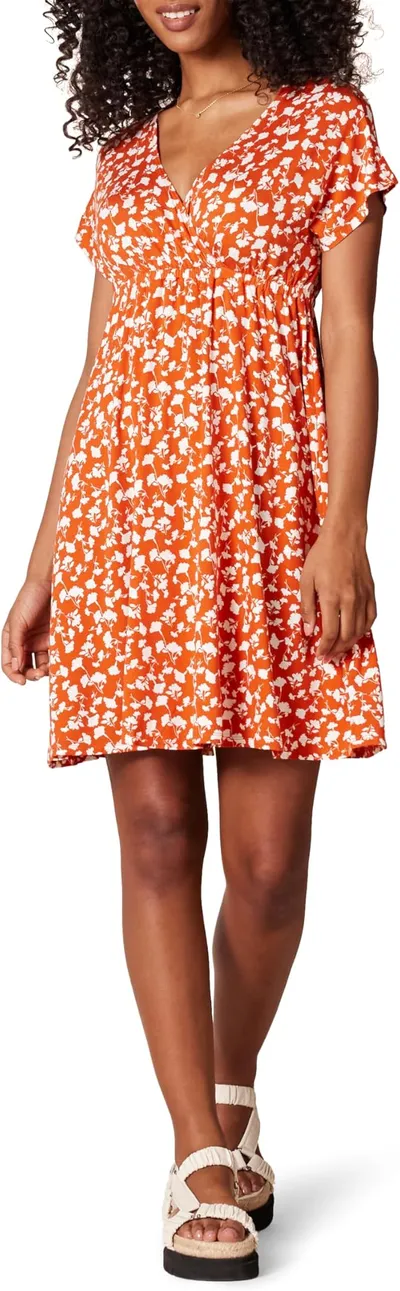 Vestido Cruzado Estampado Floral