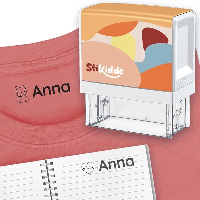 Sello Personalizado para Ropa, Objetos y Papel para Niños