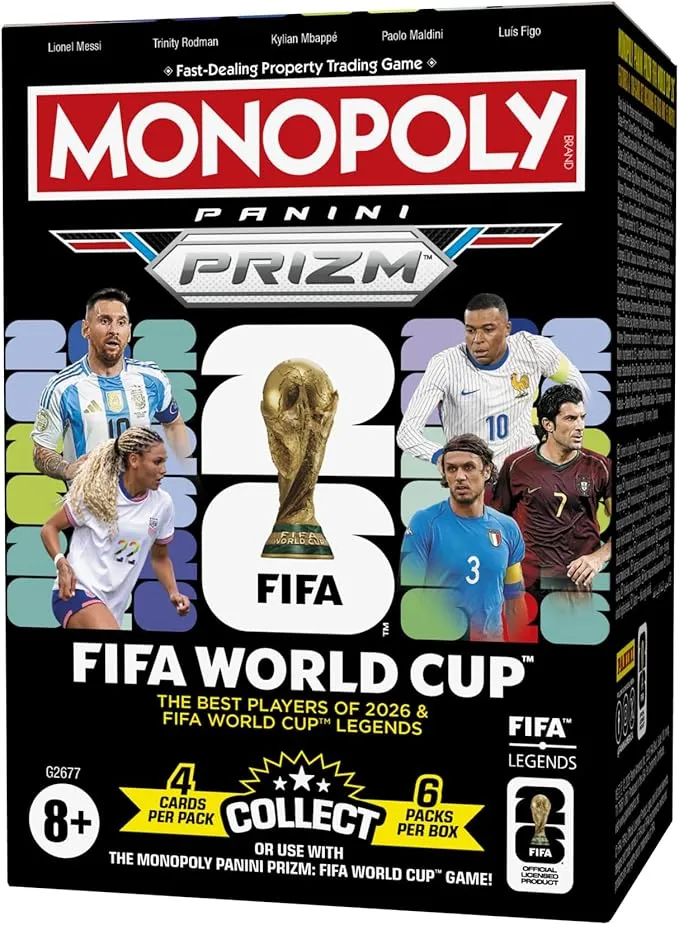 Monopoly Panini Prizm: Copa Mundial de la FIFA, Caja de Cartas de coleccionables