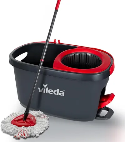 Vileda Turbo Set de Fregona con Cubo y Escurridor de Pedal