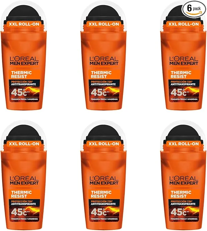 Pack 6 Desodorantes L'Oréal Men Expert 300ml
