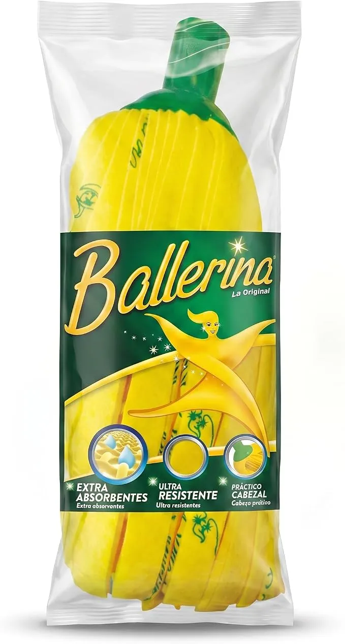 Ballerina Fregona Amarilla con Rosca Universal