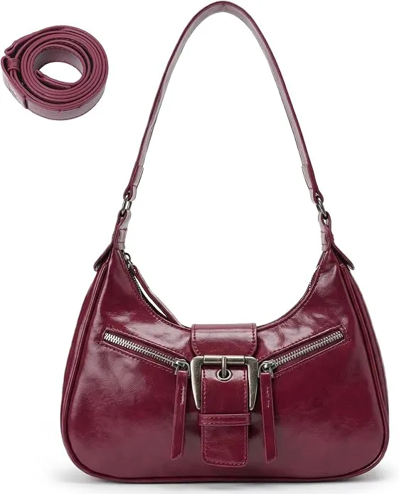 Bolso Bandolera Mujer Y2K Vintage Pequeño con Cremallera