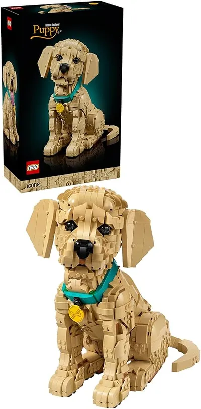 LEGO Icons Cachorro de Golden Retriever
