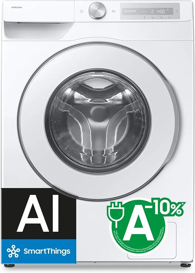 Samsung Lavadora Carga Frontal 9Kg Clase A-10% WW90DG6U85HHU3