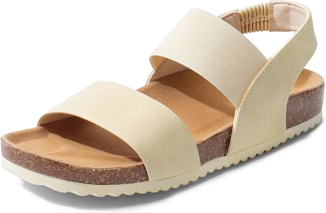 DREAM PAIRS Sandalias Planas de Mujer