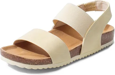 DREAM PAIRS Sandalias Planas de Mujer