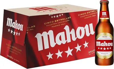 Cerveza Lager Mahou 5 Estrellas