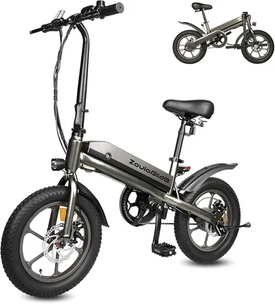 Bicicleta Eléctrica Plegable ZoulaGlide 16x3 - 45km Autonomía
