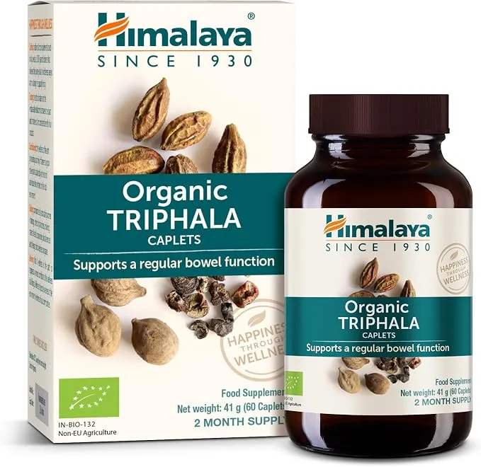 Triphala Himalaya 60 Cápsulas Naturales para Digestión y Estreñimiento