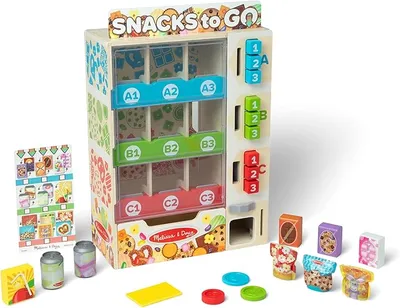 Melissa & Doug Máquina Expendedora de Madera con 16 Piezas