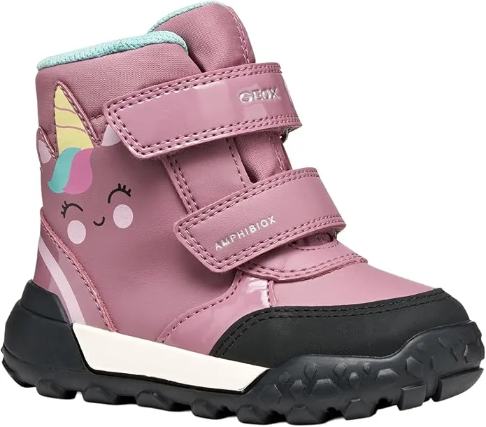 Geox B Trekkyup Girl B AB, Bota de Tobillo Bebé-Niñas, DK Pink, 20 EU