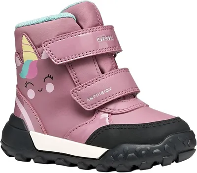Geox B Trekkyup Girl B AB, Bota de Tobillo Bebé-Niñas, DK Pink, 20 EU