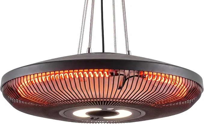 Calefactor Infrarrojos Outsunny 2000W LED con Control Táctil/Mando