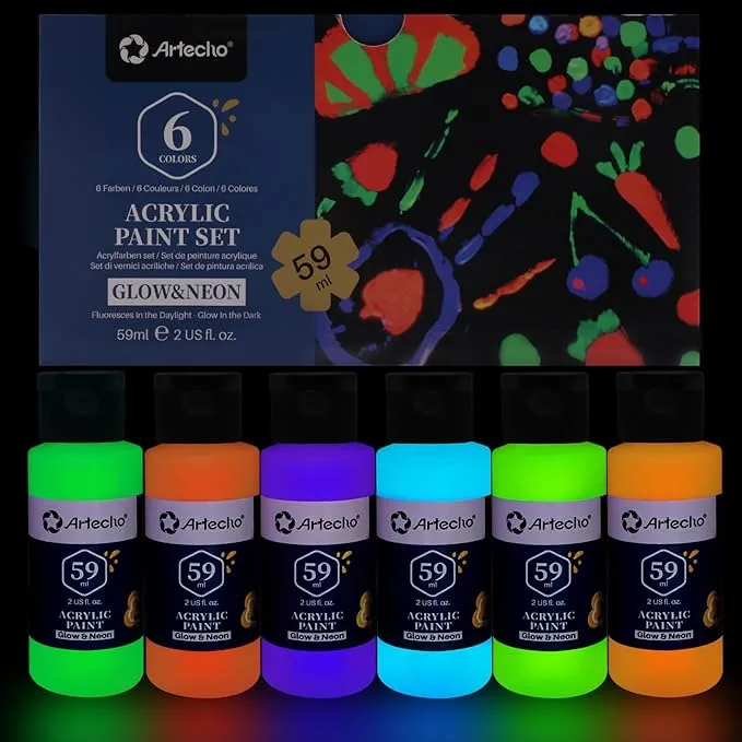 ARTECHO PACK 6 FLUORESCENTE