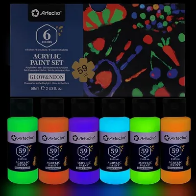 ARTECHO PACK 6 FLUORESCENTE