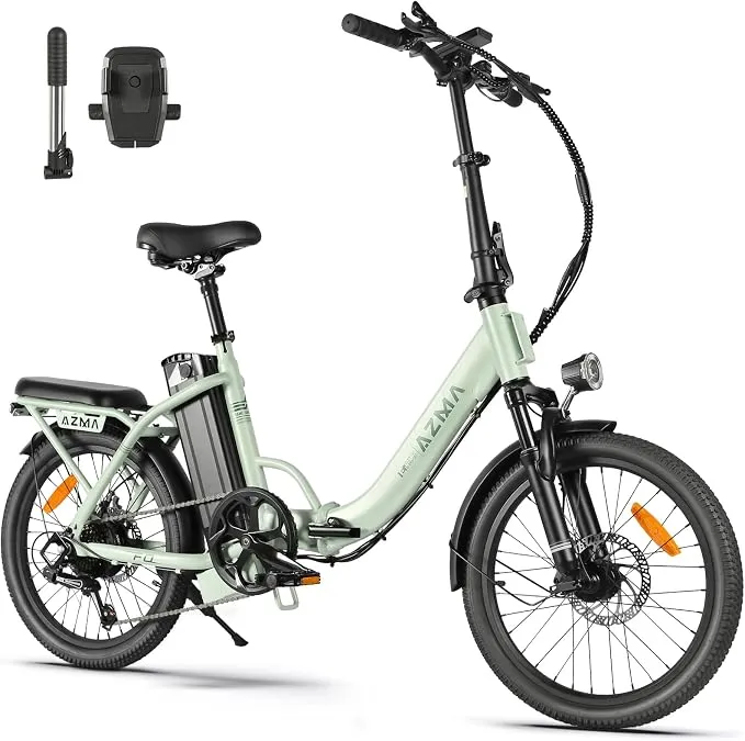 Bicicleta Eléctrica Plegable AZMA 20" - Potente y Versátil