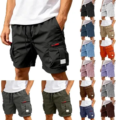 Pantalones cortos cargo para hombre Genérico 2026