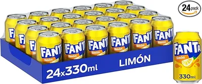 Refresco de limón Fanta pack 24 latas