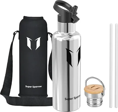 Botella de agua Super Sparrow 1L Acero Inoxidable