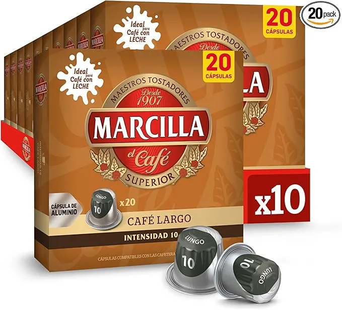 Marcilla Cápsulas de Café Largo
