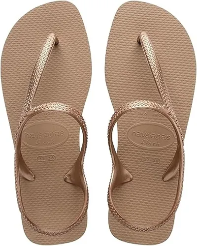 Havaianas - Flash Urban, Sandalias Cómodas, Elegantes y Versátiles, Cierre en Tobillo, Tiras Metálicas Cruzadas, Mujer