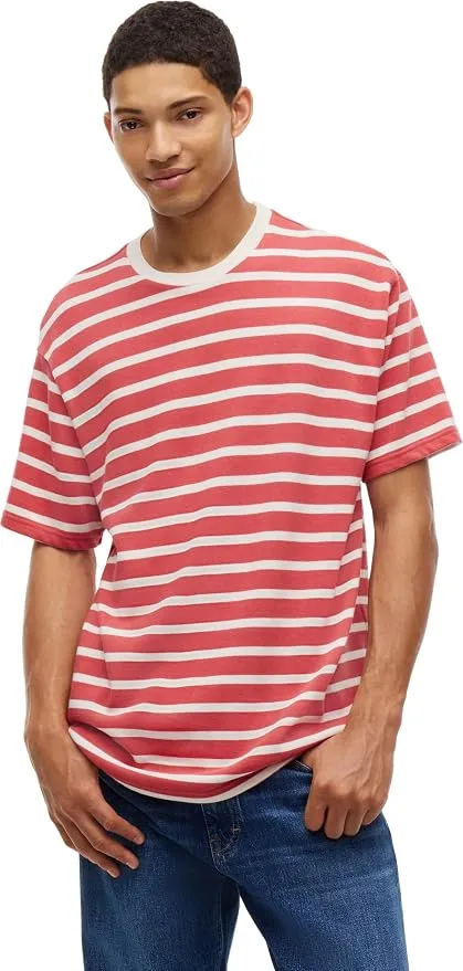 Tommy Jeans Camiseta Clásica con Bandera para Hombre (Pack de 1)